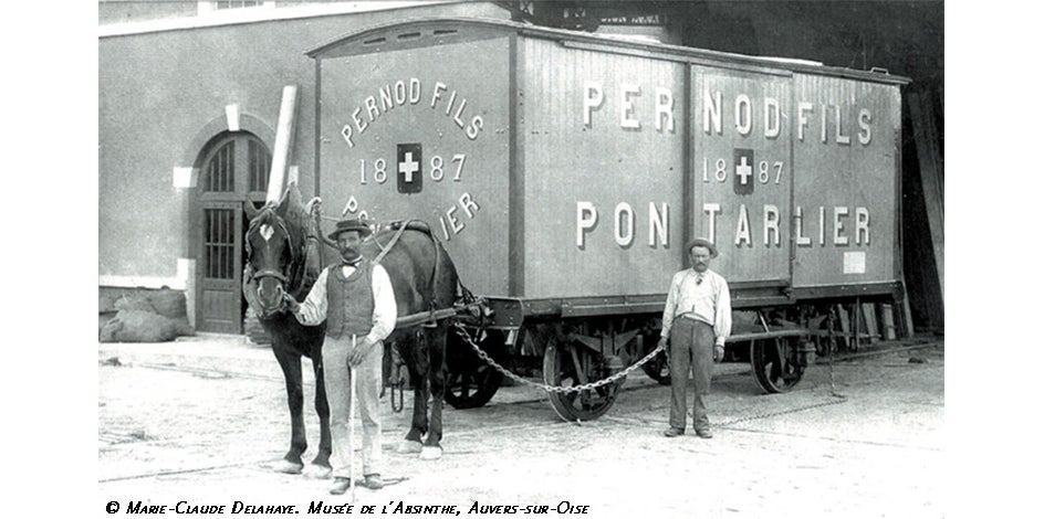 Old Carriole of pernod and sons