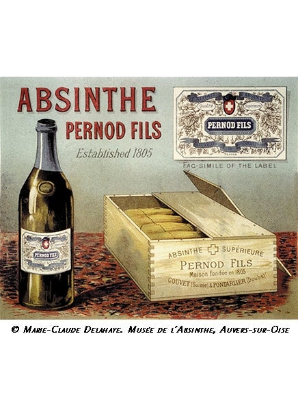 Woodbox of Absinthe Pernod